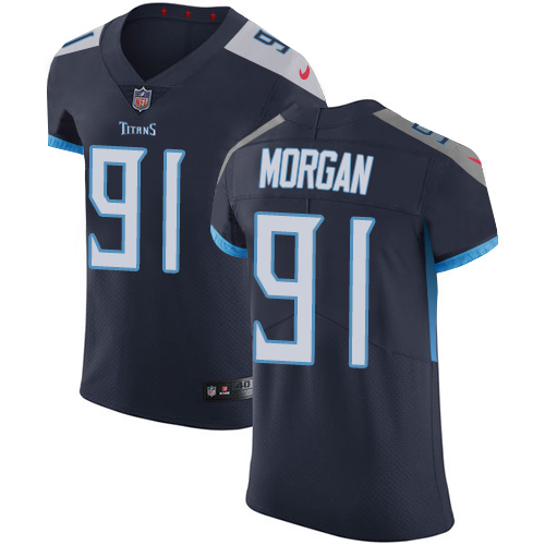 Nike Titans #91 Derrick Morgan Navy Blue Alternate Men's Stitched NFL Vapor Untouchable Elite Jersey